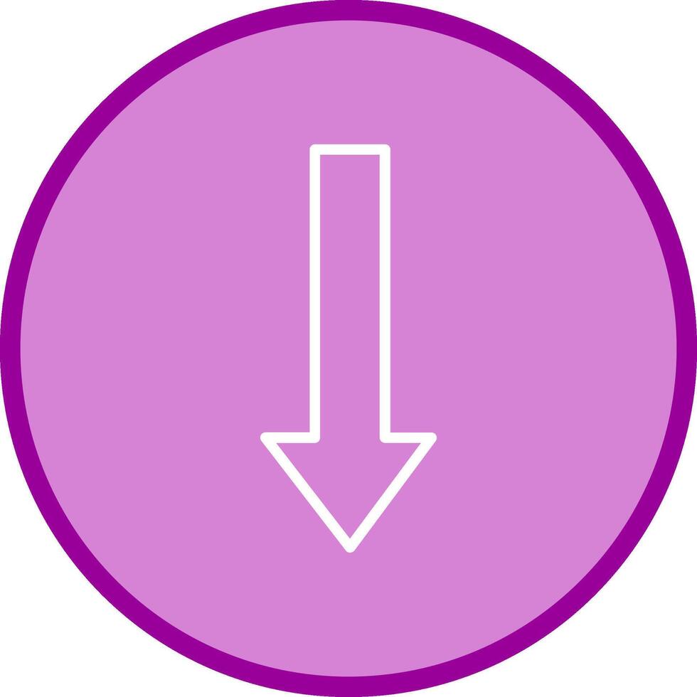 Arrow Down Vector Icon