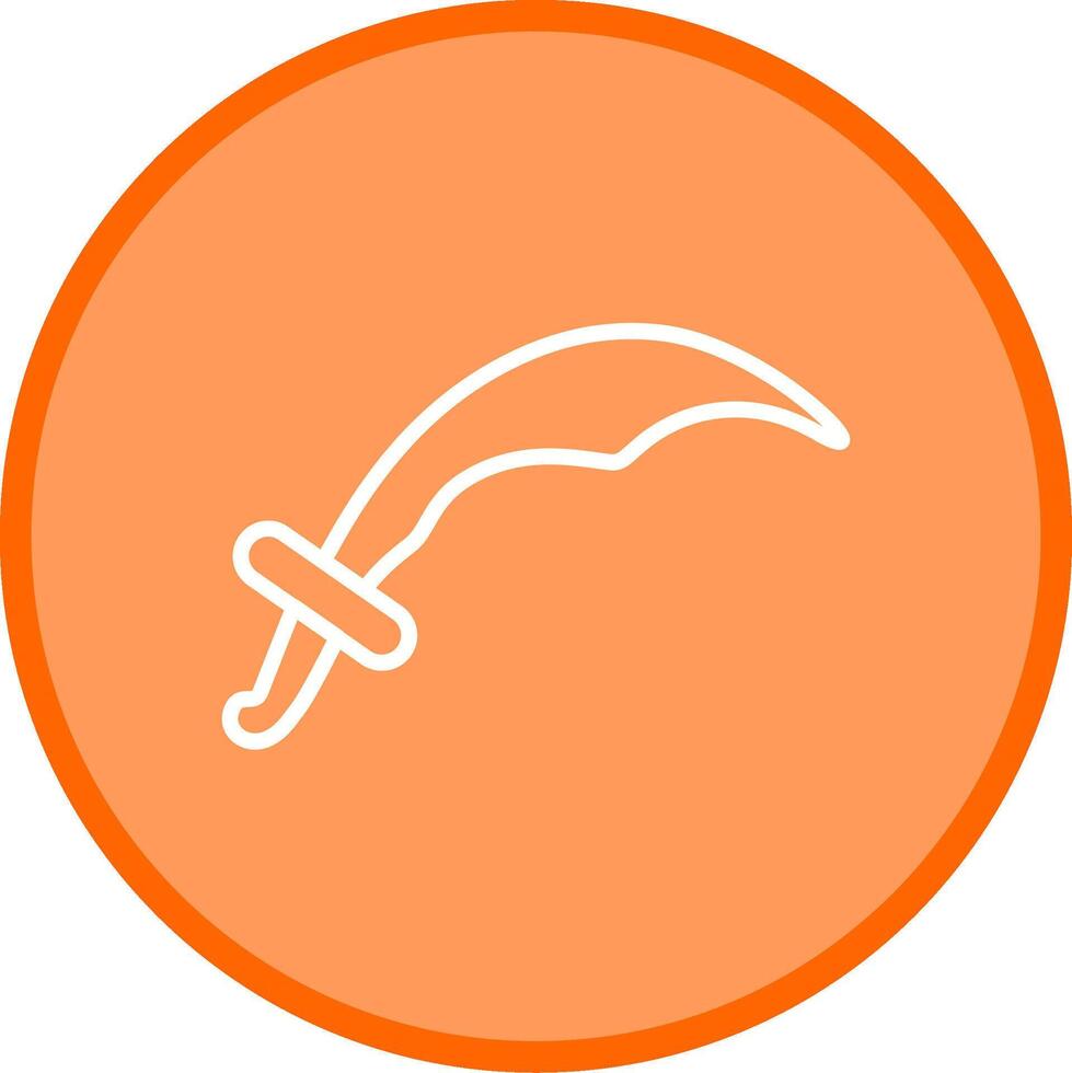Arabic Sword Vector Icon