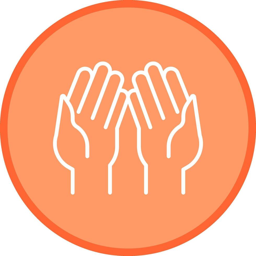 Praying Hands Vector Icon