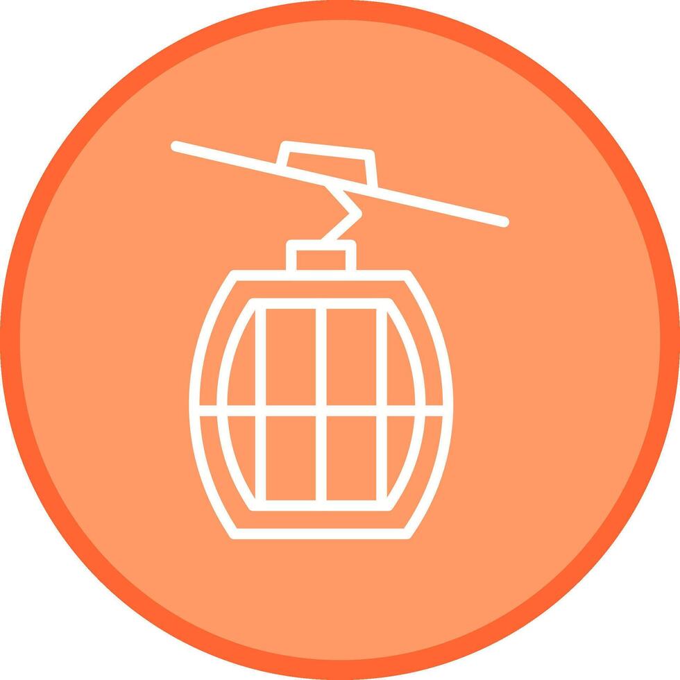 Cable Car Vector Icon