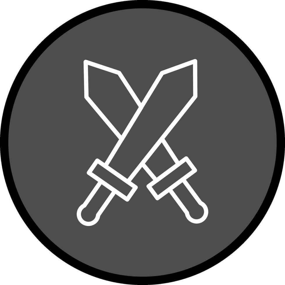 Two Swords Vector Icon