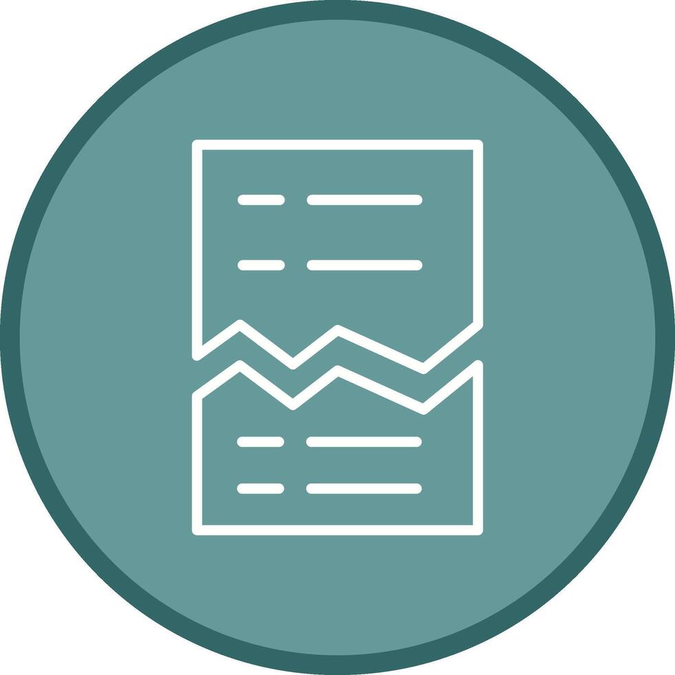 Corrupted List Vector Icon