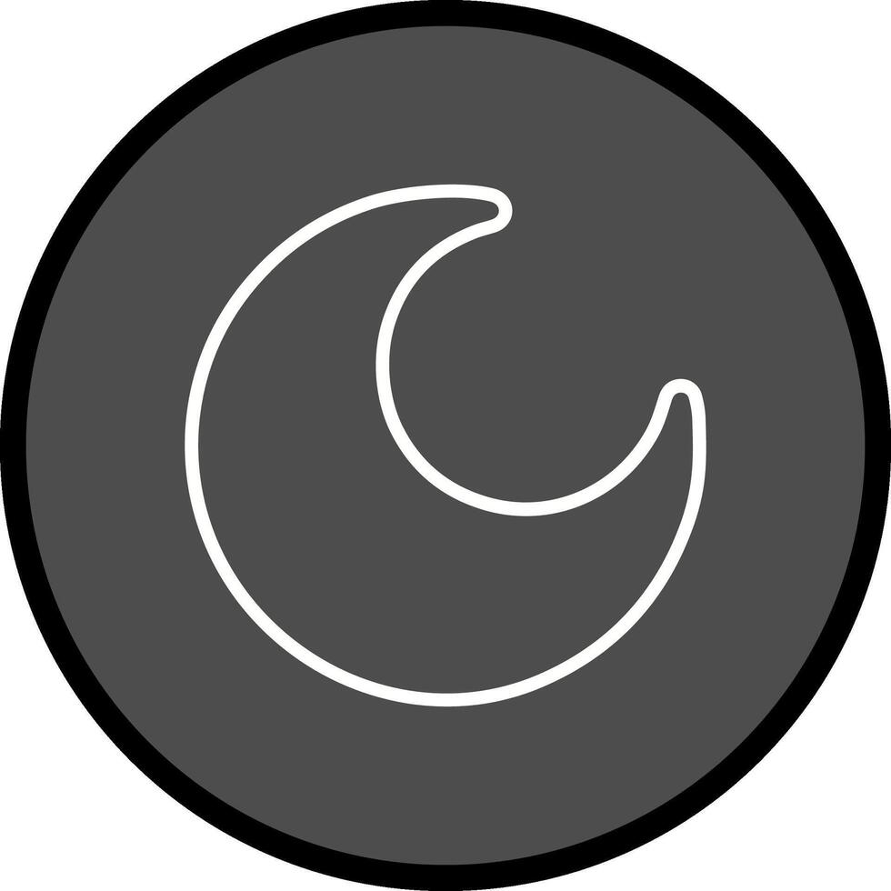 icono de vector de luna