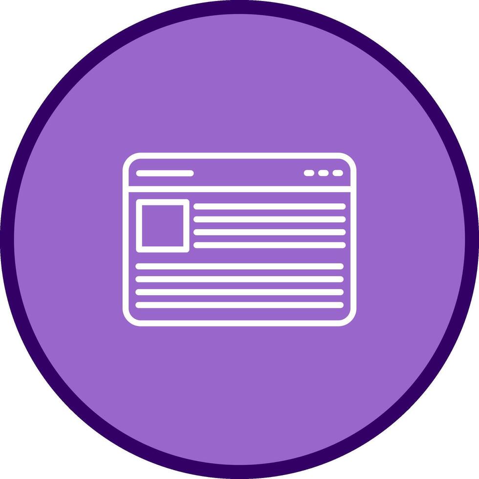 Blogging Services Vector Icon