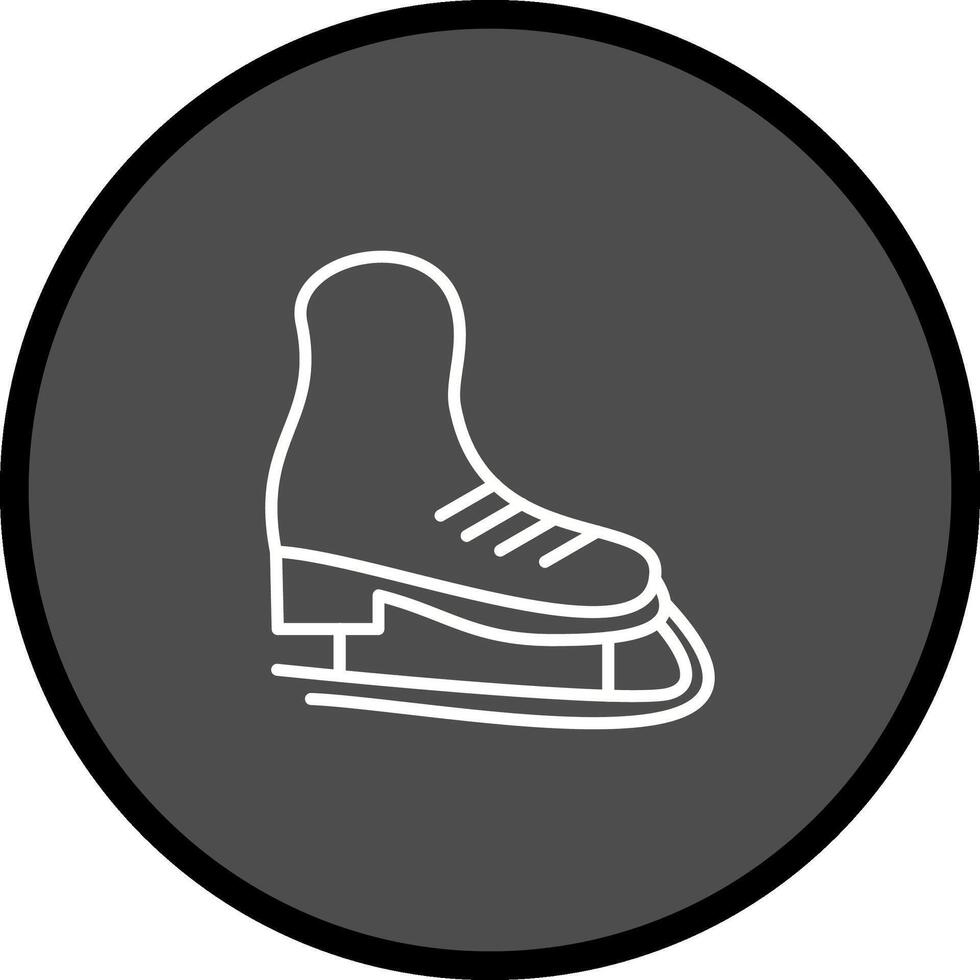 patines, vector, icono vector