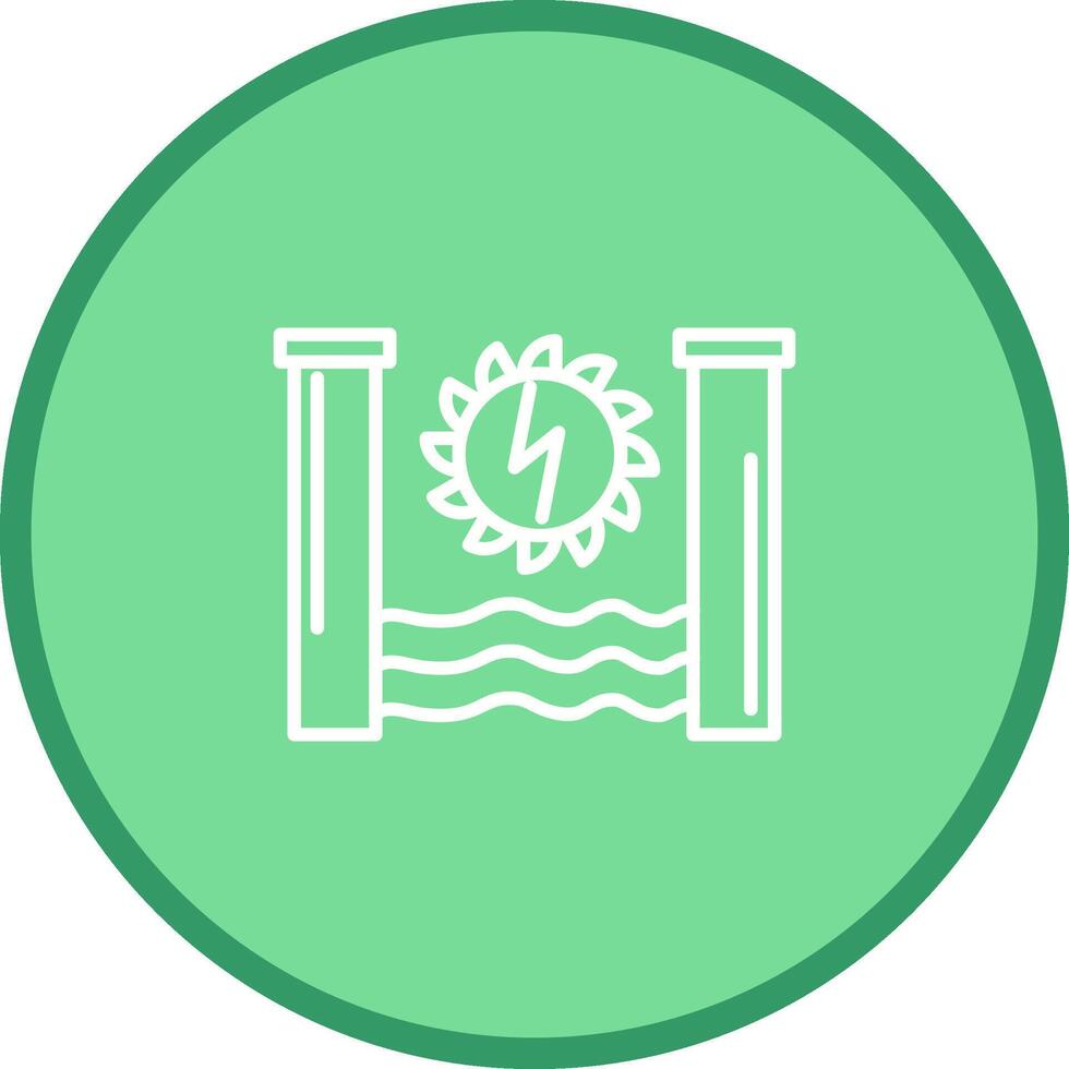 Hydro Power Vector Icon