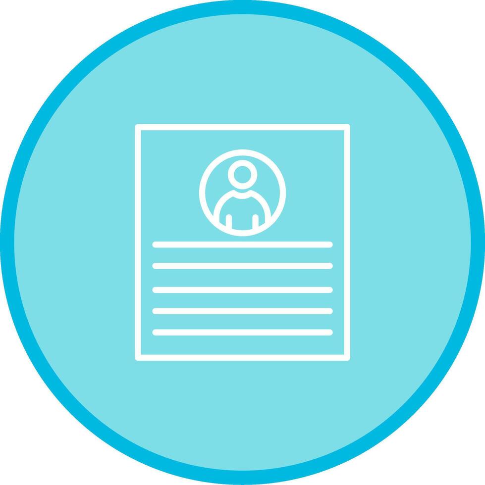 Client Profile Vector Icon