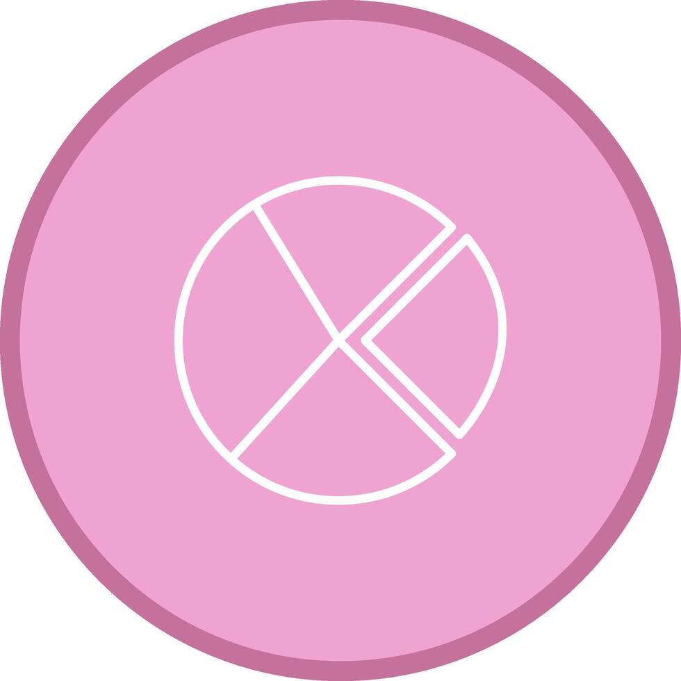 Pie Chart Vector Icon