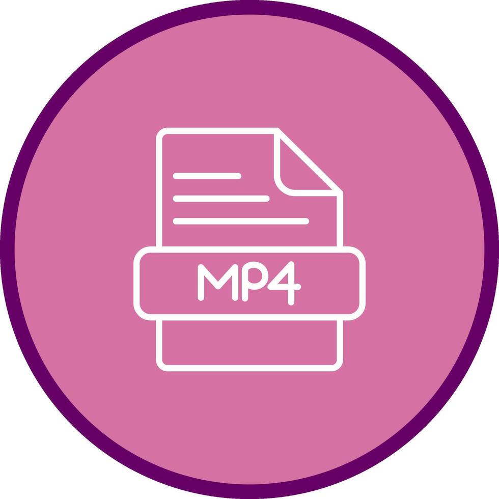 MP4 Vector Icon
