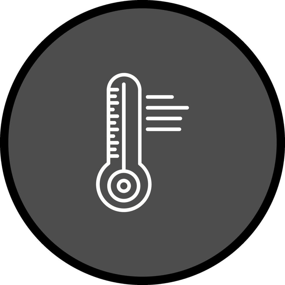 icono de vector de temperatura