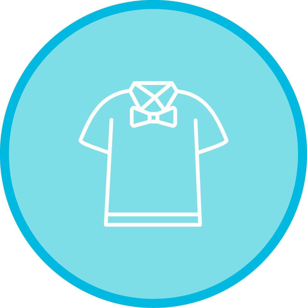 Shirt with Bow Vector Icon