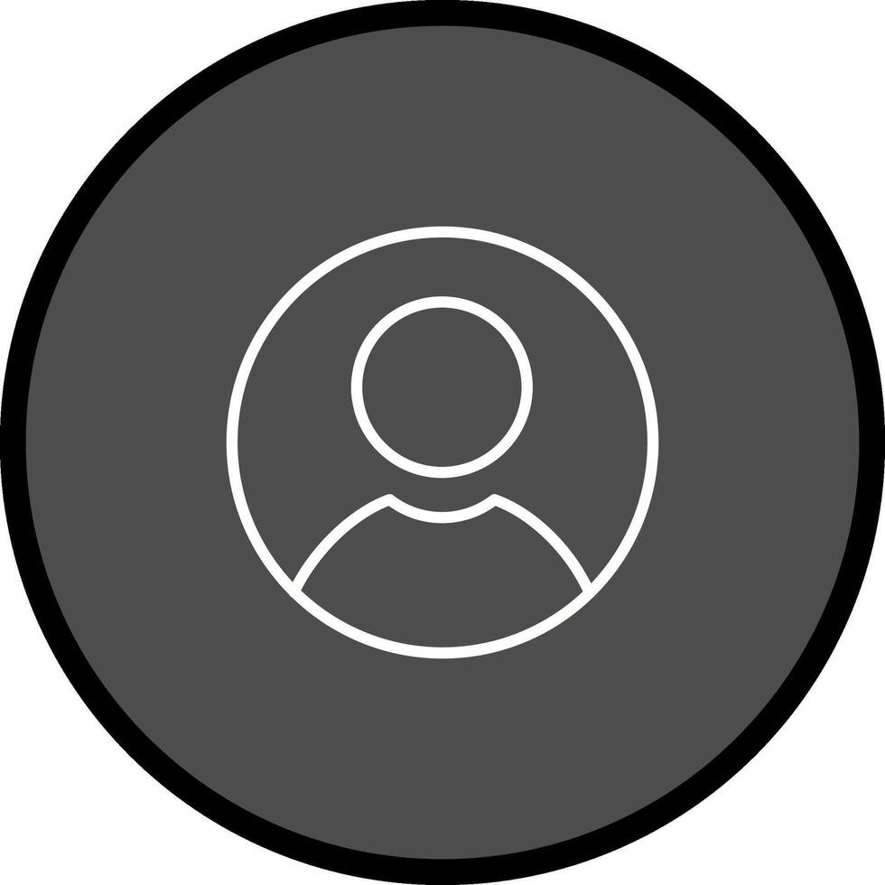 Male Profile Vector Icon