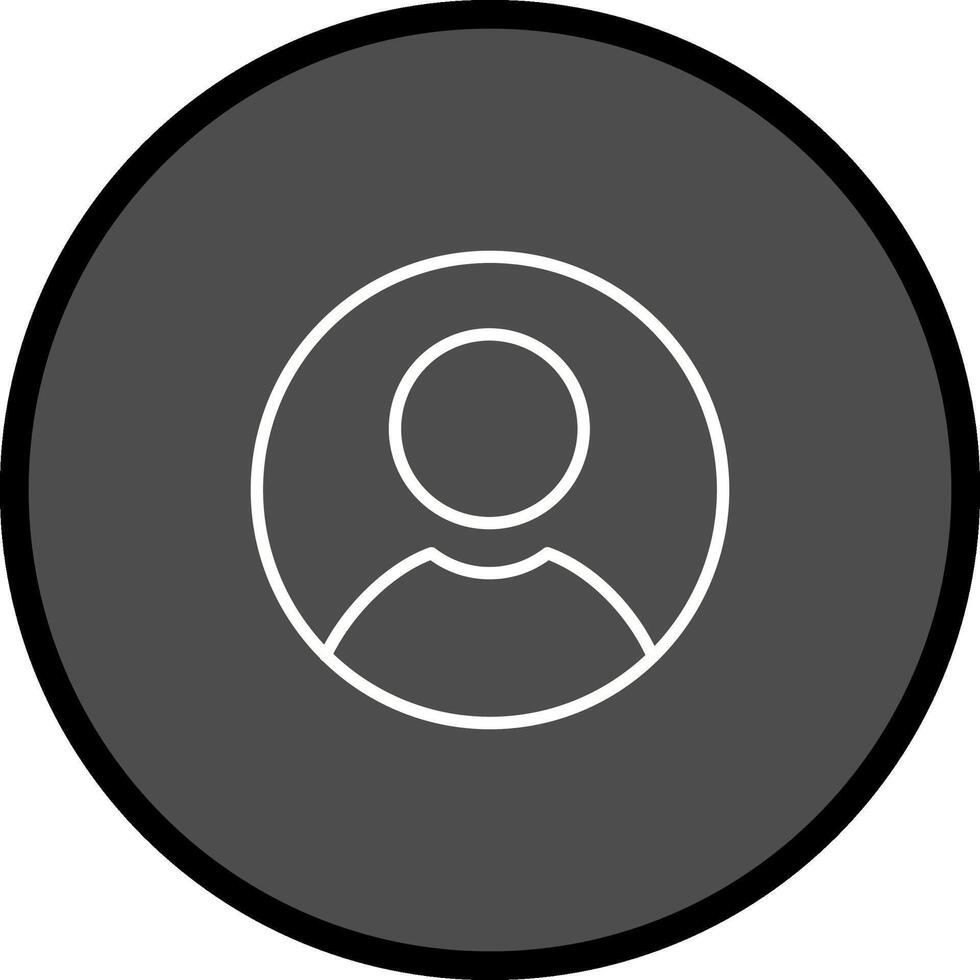 Male Profile Vector Icon