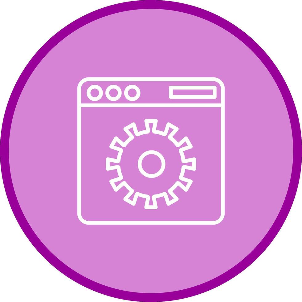 Website Settings Vector Icon