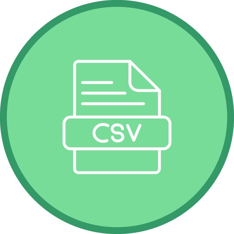 CSV Vector Icon