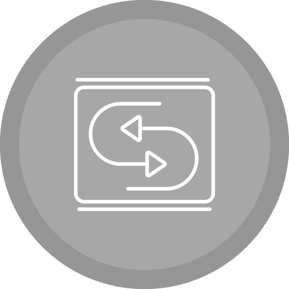 Reverse Arrow Vector Icon