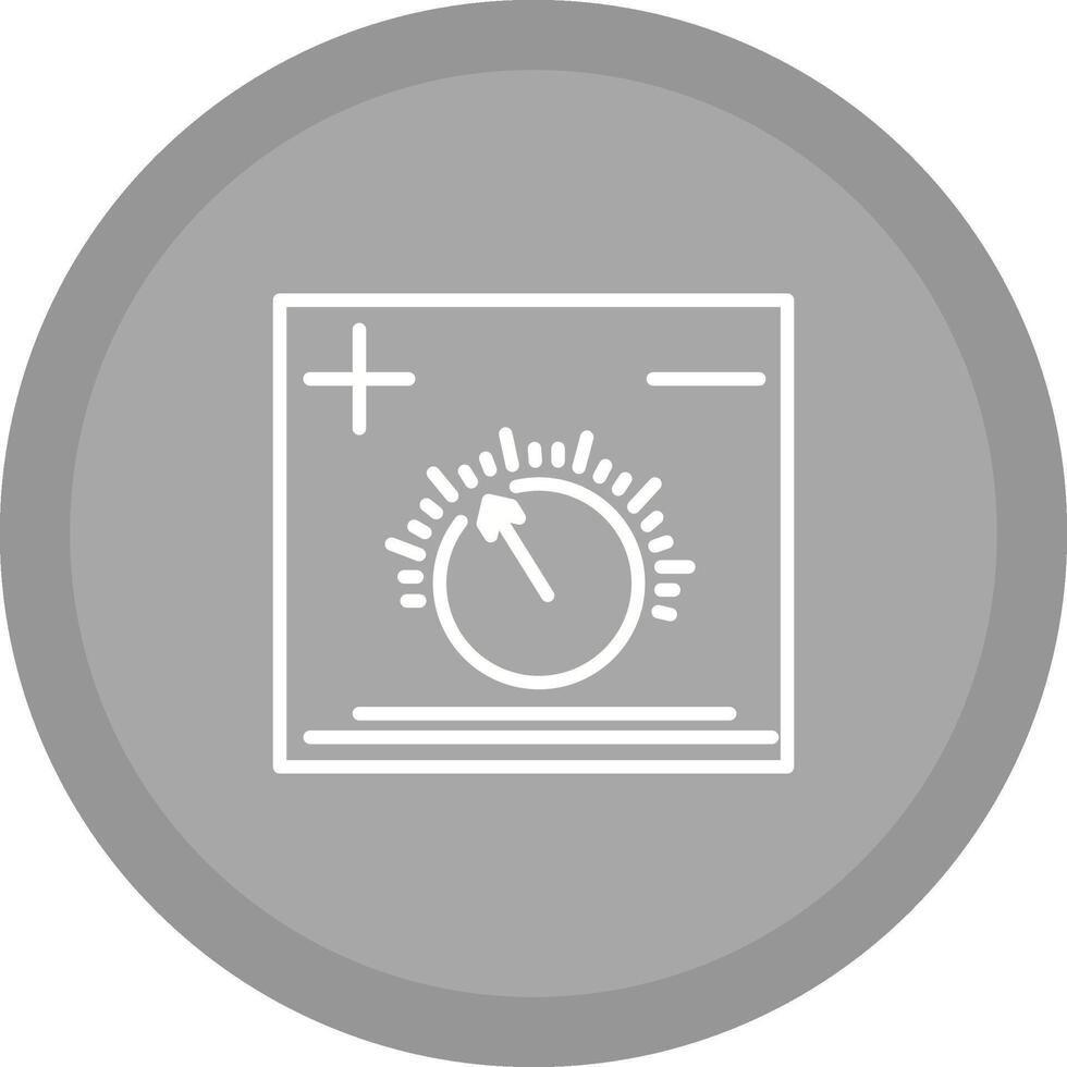 Temperature Knob Vector Icon