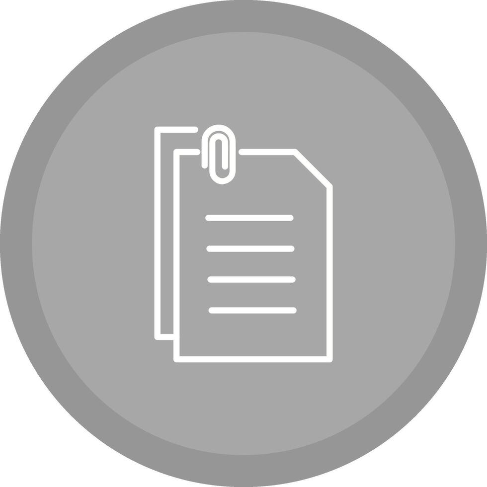 Attached Documents Vector Icon