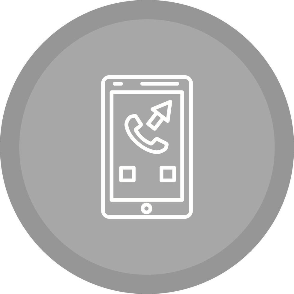 Outgoing Call Vector Icon