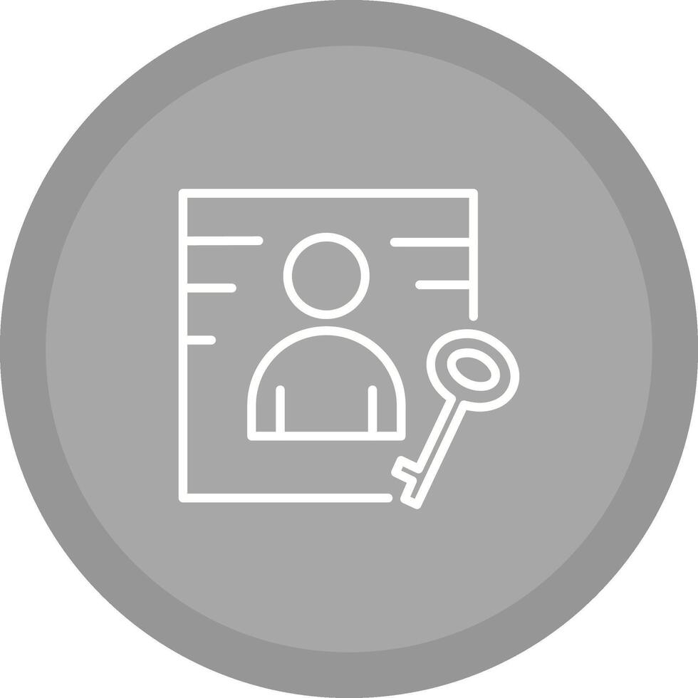 Business Key Vector Icon