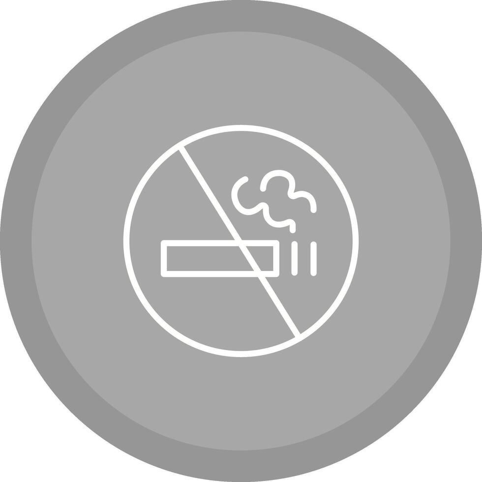 No Smoking Sign Vector Icon