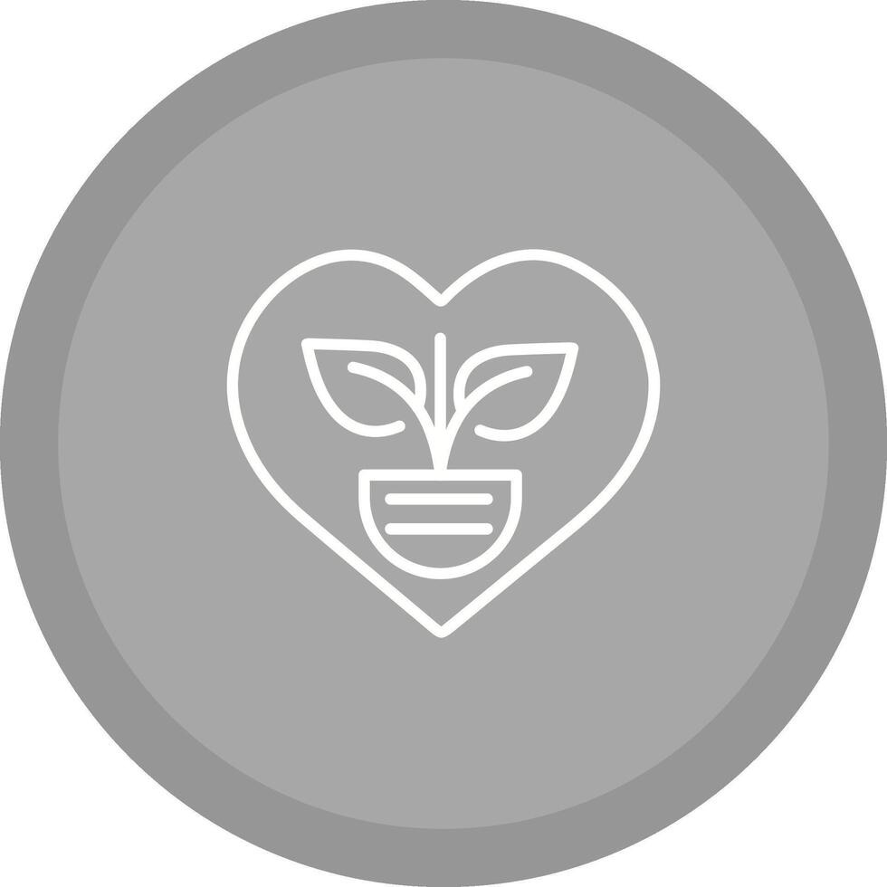 Ecology Heart Vector Icon