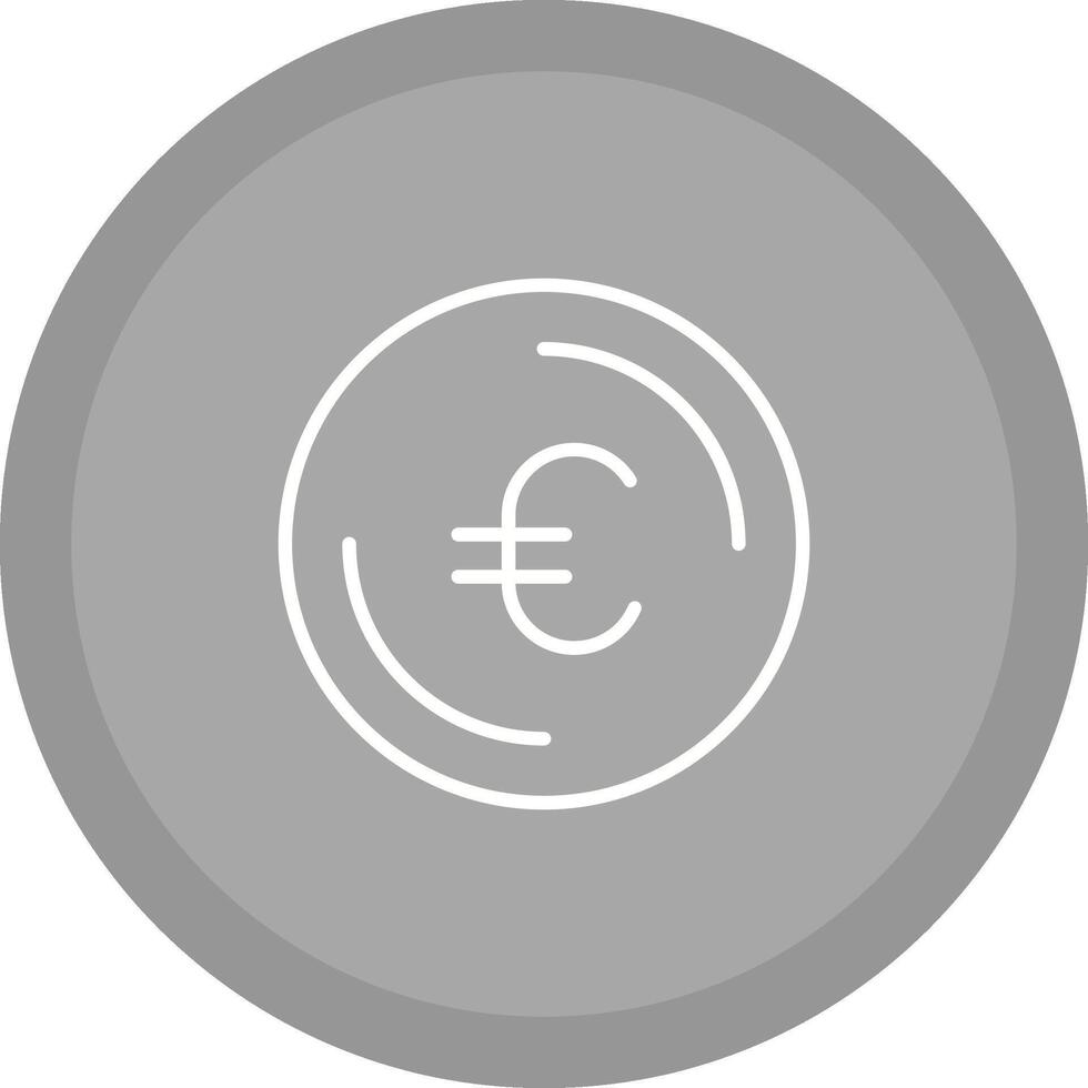 icono de vector de símbolo de euro