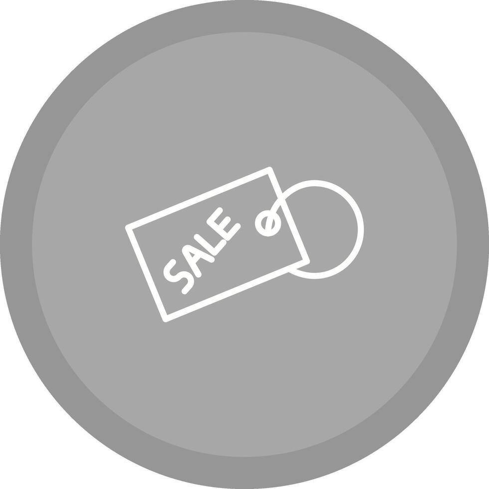 icono de vector de signo de venta