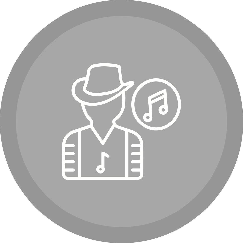 músico vector icono