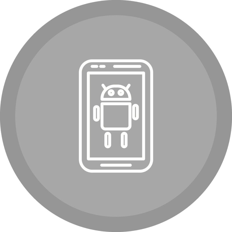 icono de vector de Android