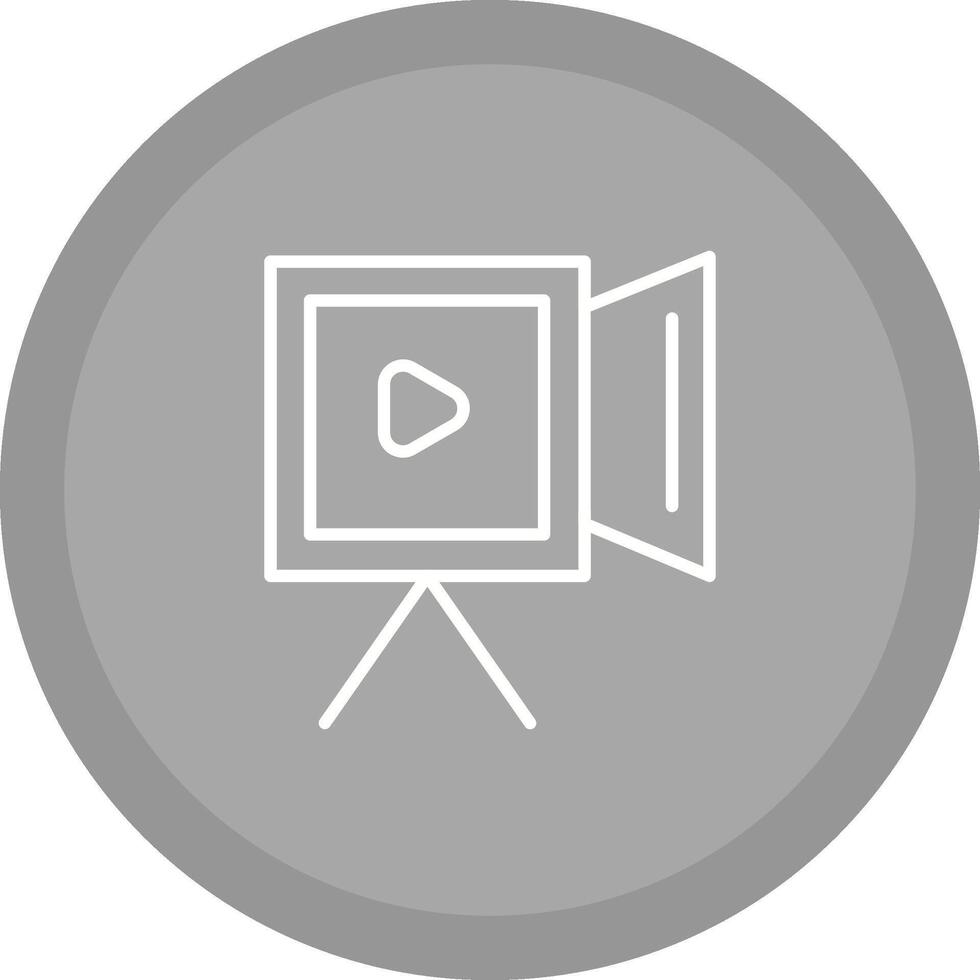 icono de vector de grabación de video