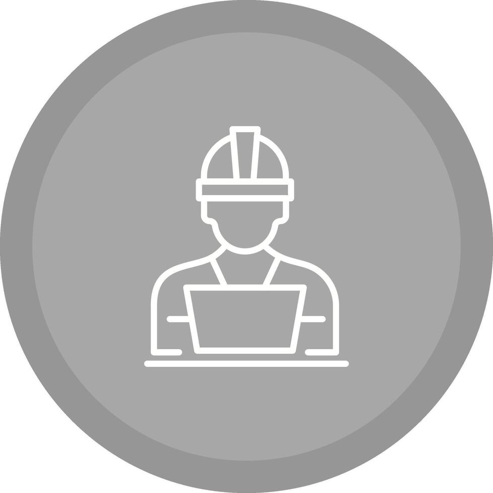 industria trabajador ii vector icono