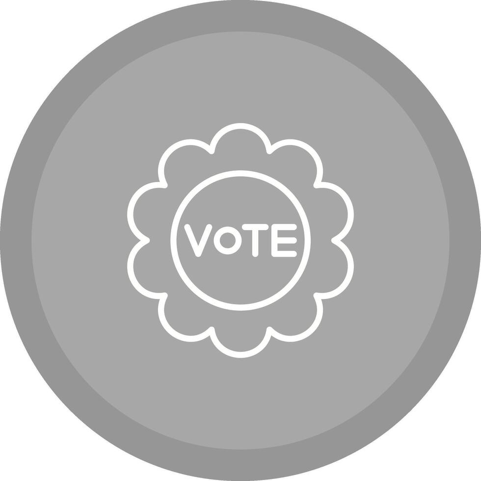 icono de vector de voto