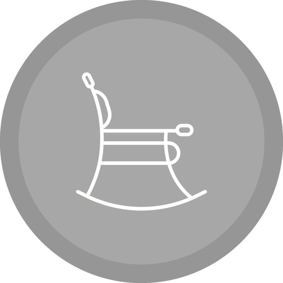 icono de vector de silla cómoda
