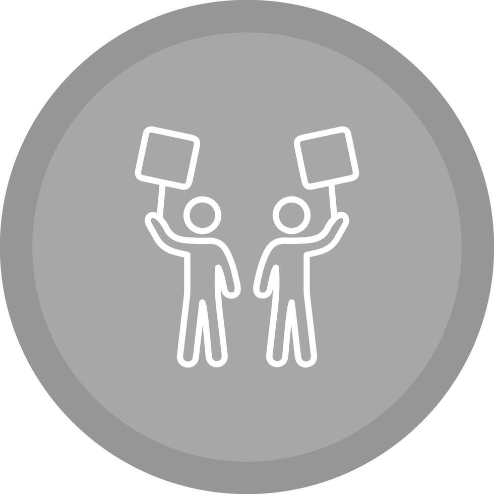 Demonstrator Vector Icon
