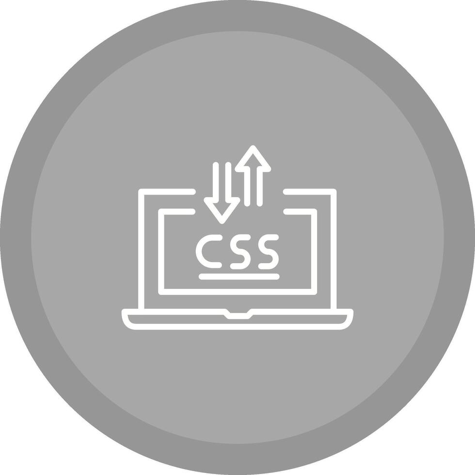 CSS Laptop Vector Icon
