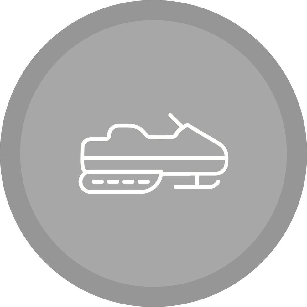 Snowmobile Vector Icon