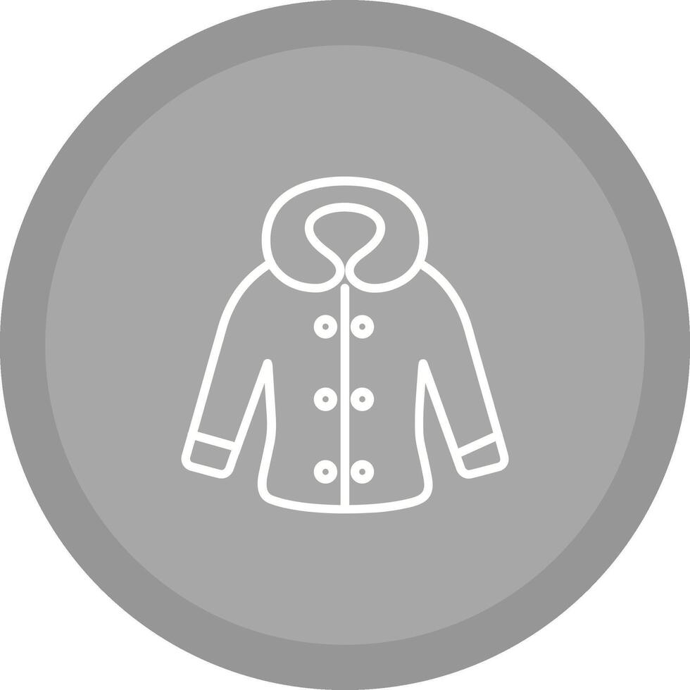 icono de vector de ropa de invierno