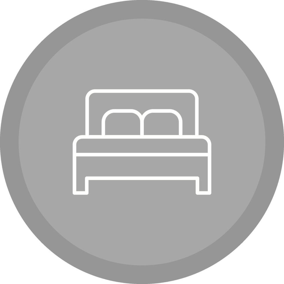 Double Bed II Vector Icon