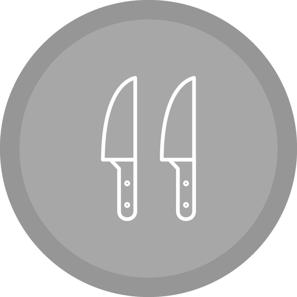 icono de vector de cuchillo