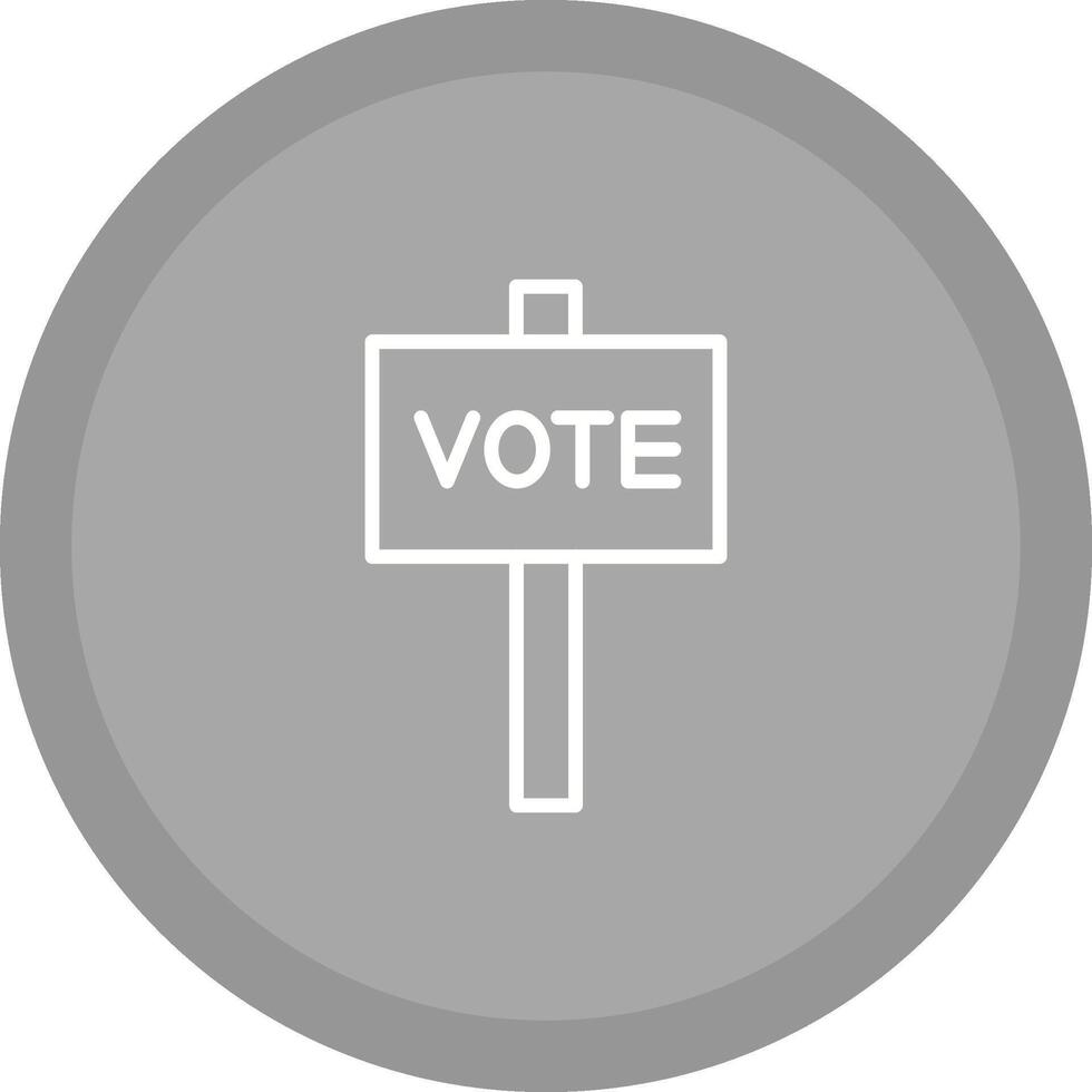 icono de vector de voto