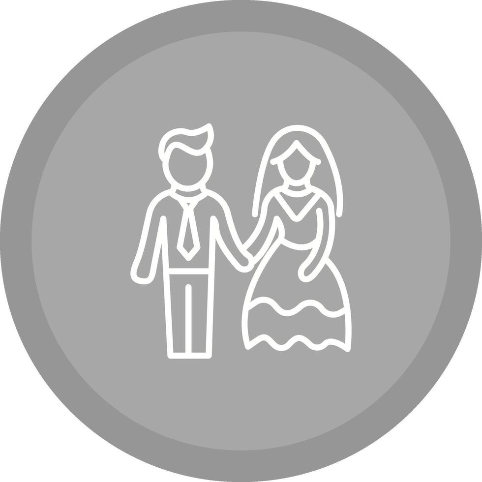 icono de vector de pareja