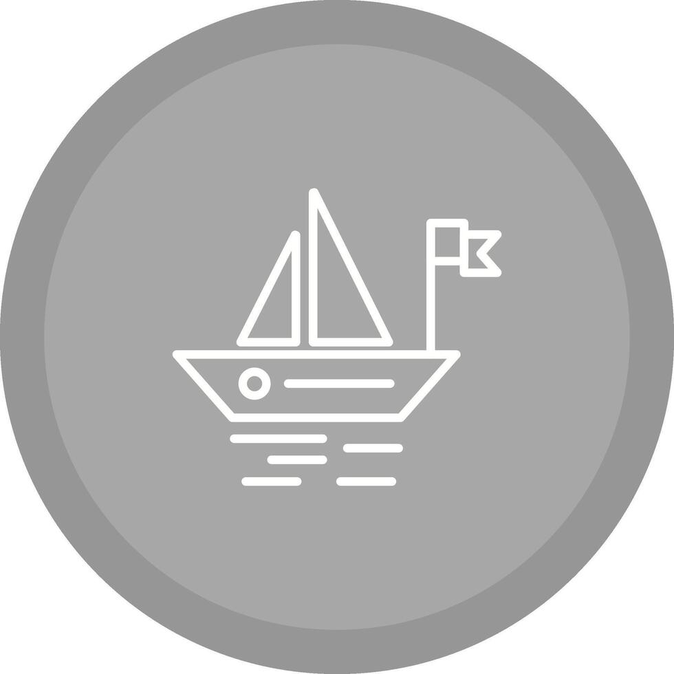 Small Boat Vector Icon