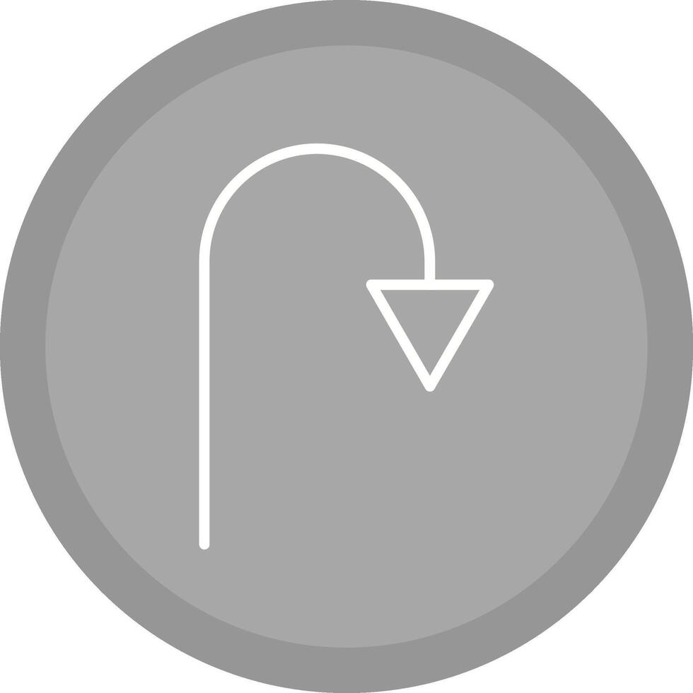 Arrow Pointing Down Vector Icon