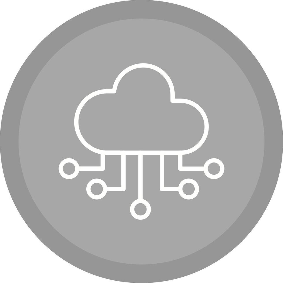 Cloud Computing Vector Icon