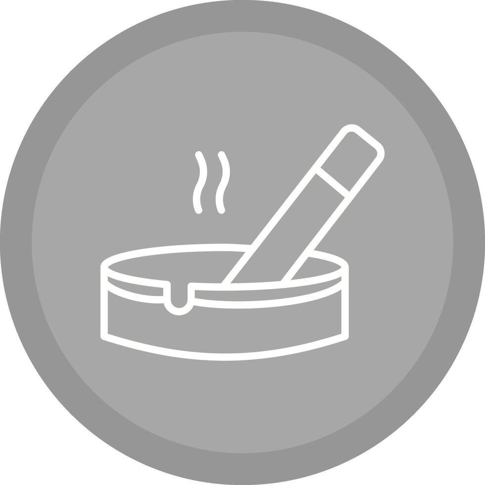 Ashtray Vector Icon