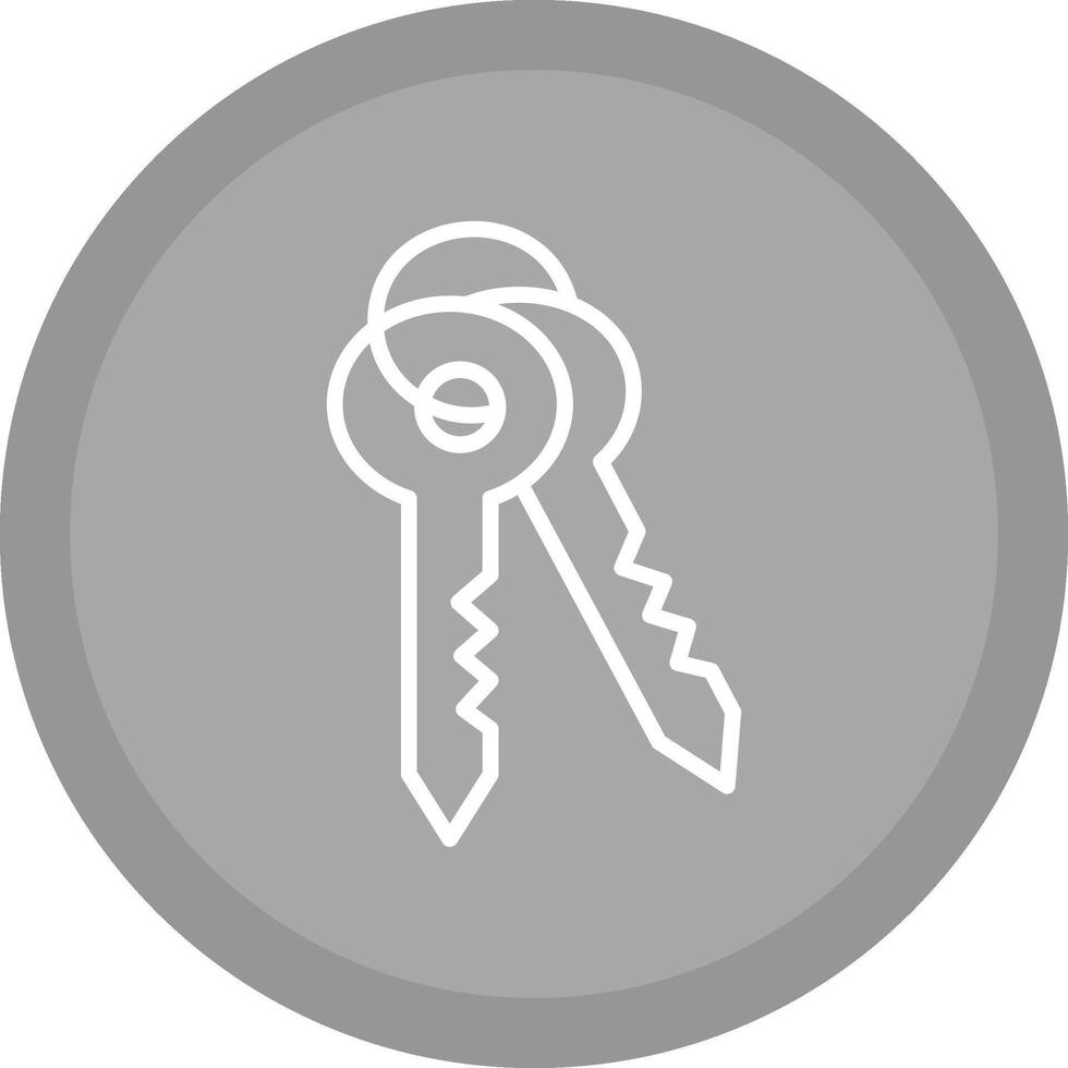 House Key Vector Icon