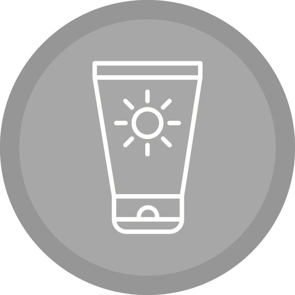 Sun Cream Vector Icon