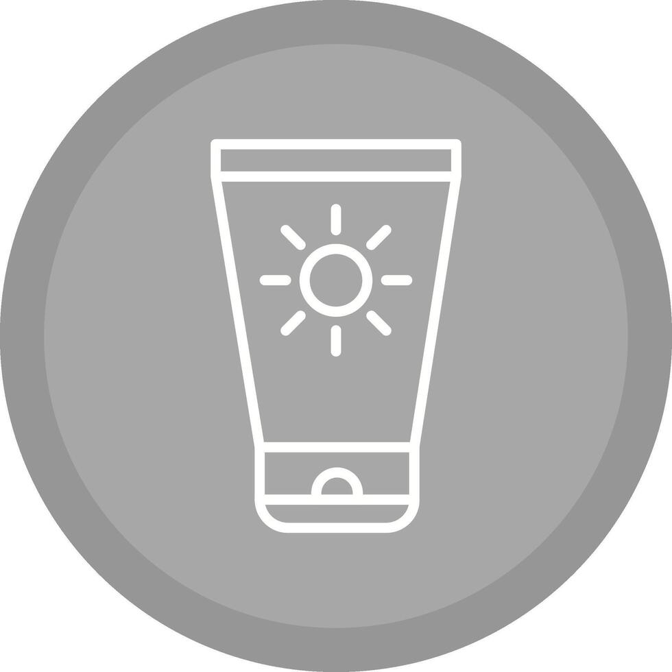 Sun Cream Vector Icon