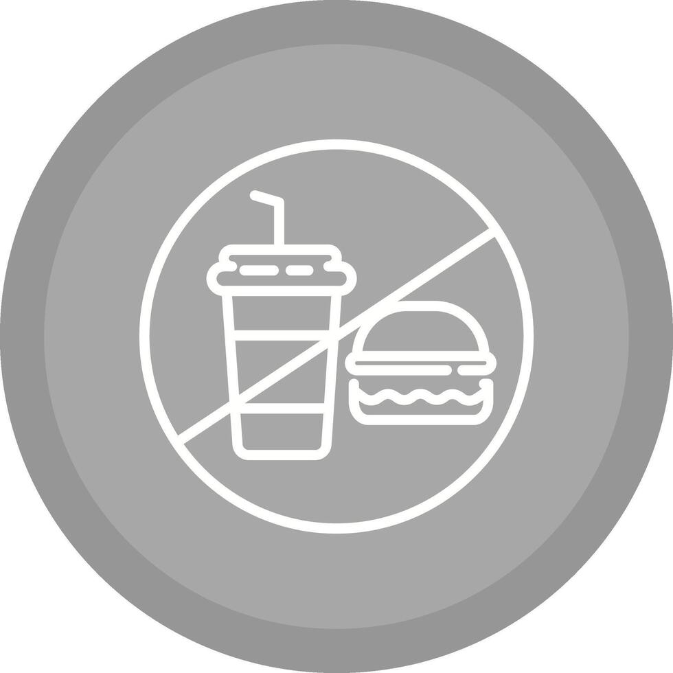 No Food Vector Icon